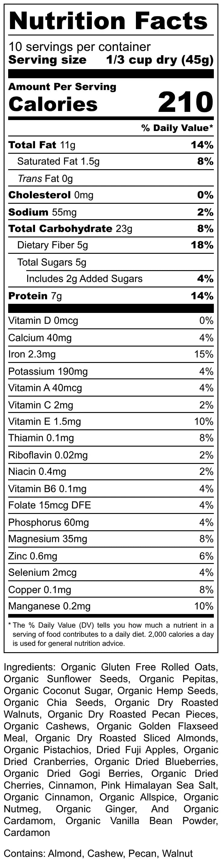 Appalachian Apple Superfood Oatmeal Big Deal Oatmeal
