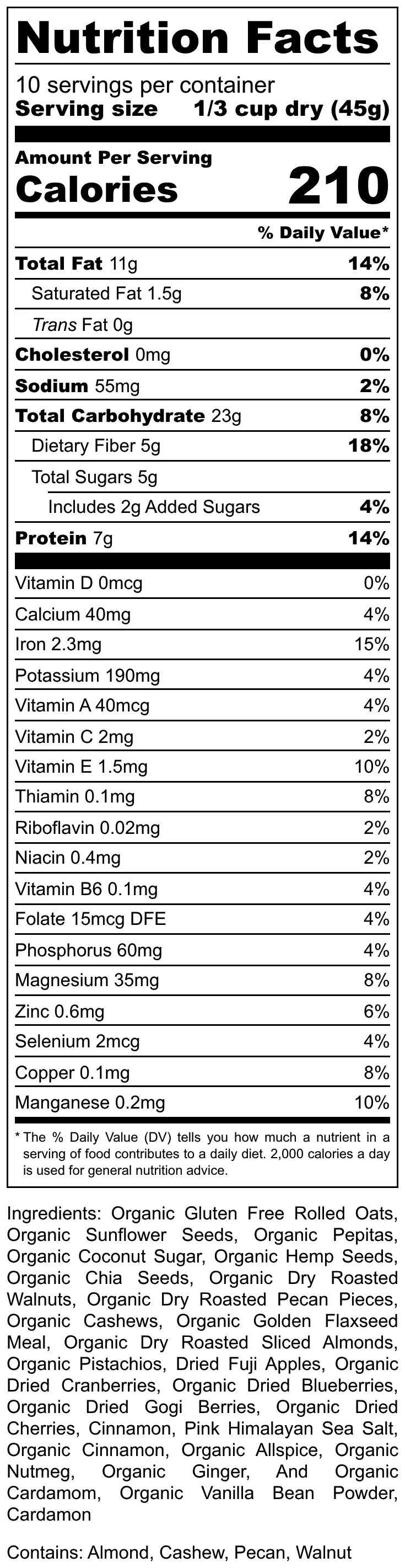 Appalachian Apple Superfood Oatmeal Big Deal Oatmeal