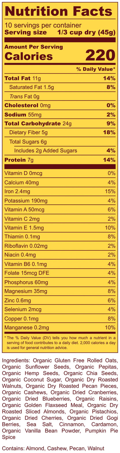 Big Deal Oatmeal - Original Superfood Breakfast Mix Big Deal Oatmeal