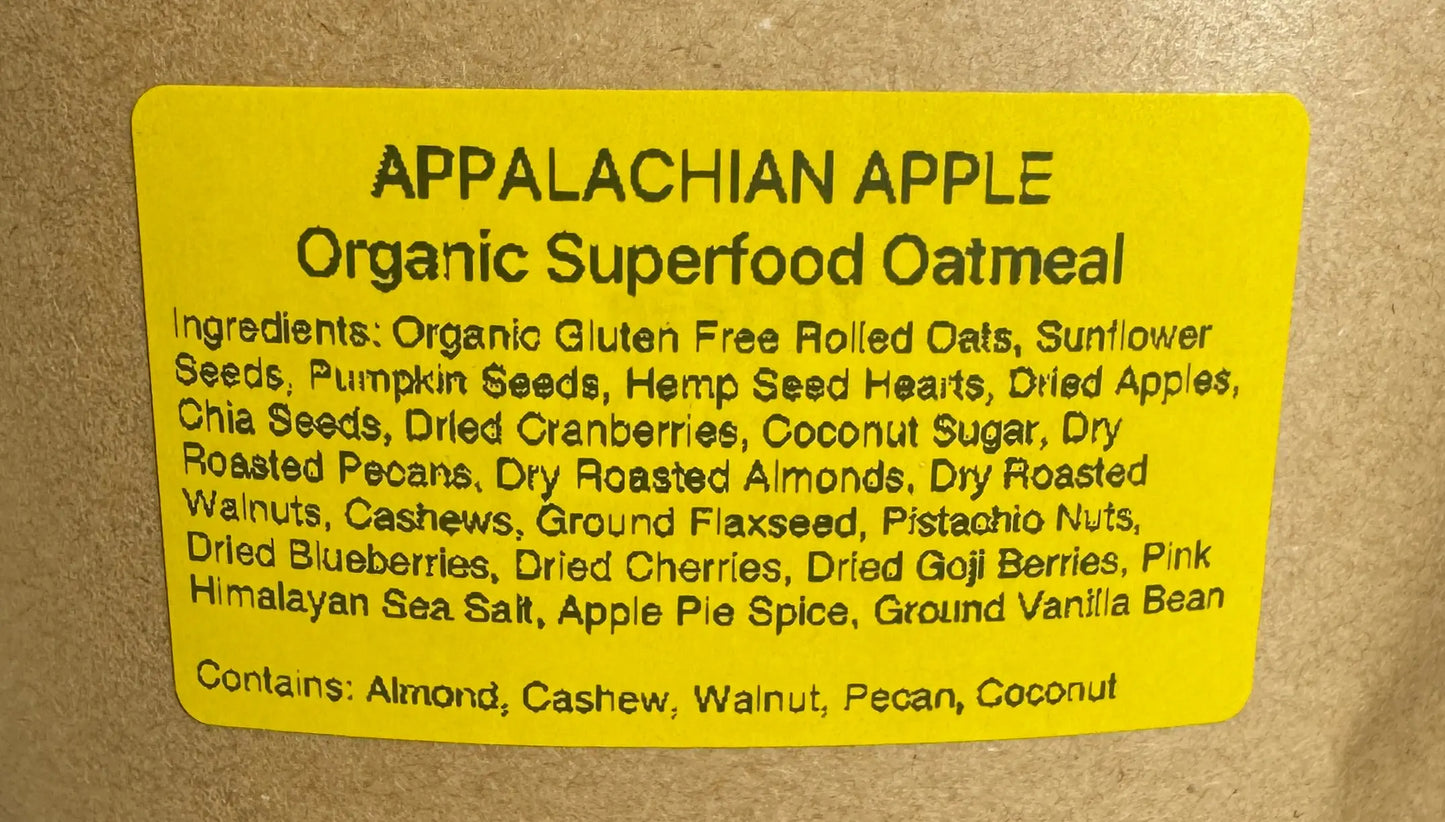 2. Big Deal Oatmeal - Appalachian Apple Big Deal Oatmeal