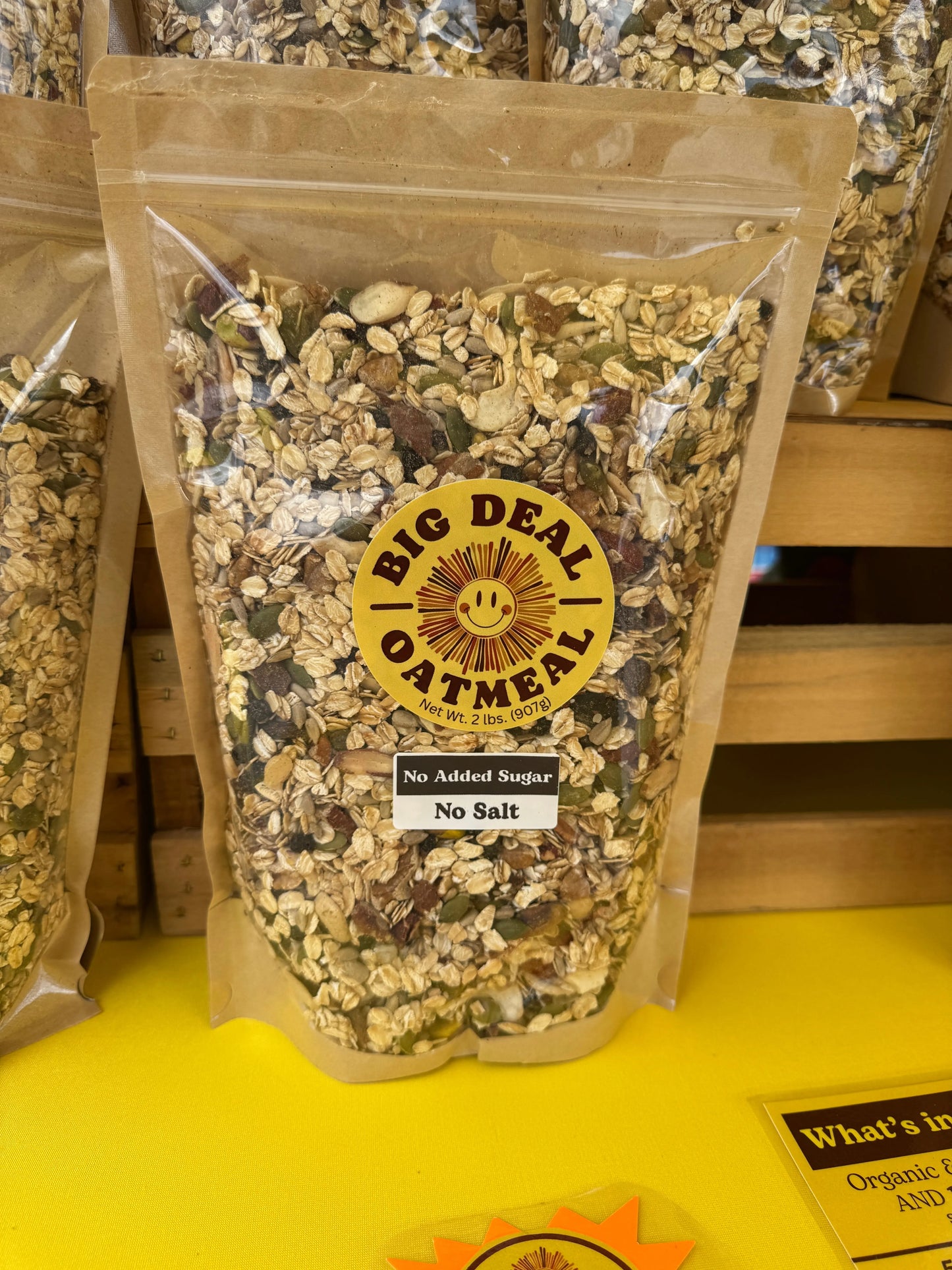No Added Sugar / No Salt - Superfood Oatmeal Big Deal Oatmeal