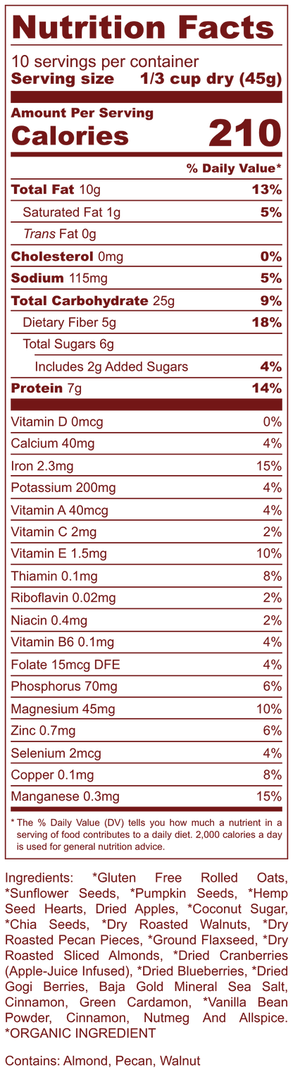 Apple Cinnamon Big Deal Oatmeal Big Deal Oatmeal
