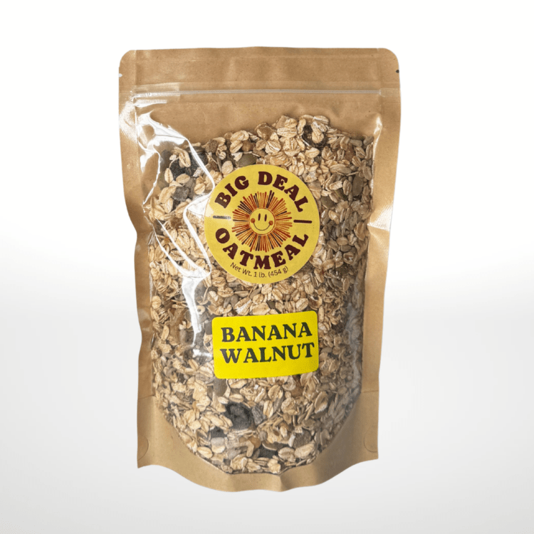 Banana Walnut Oatmeal - Big Deal Oatmeal