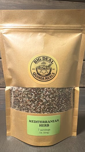 Big Deal Quinoa Meals - Mediterranean Herb - 1 lb. - Big Deal Oatmeal