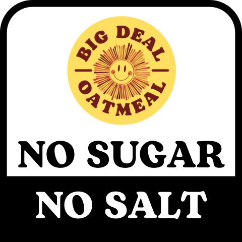 No Added Sugar Oatmeal - Big Deal Oatmeal