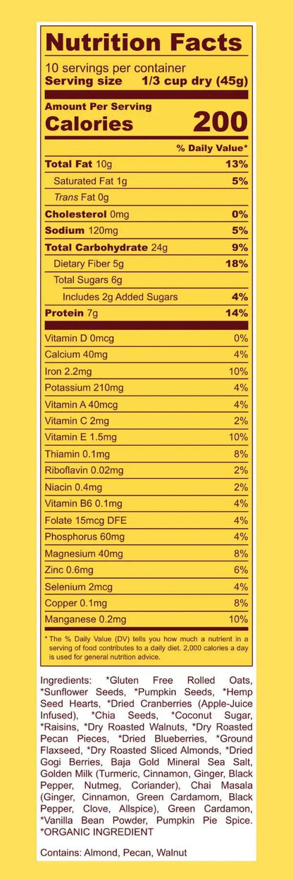 Big Deal Oatmeal - Original Recipe Superfood Breakfast Mix Big Deal Oatmeal