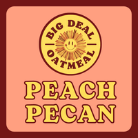 Peach Pecan Oatmeal - Big Deal Oatmeal