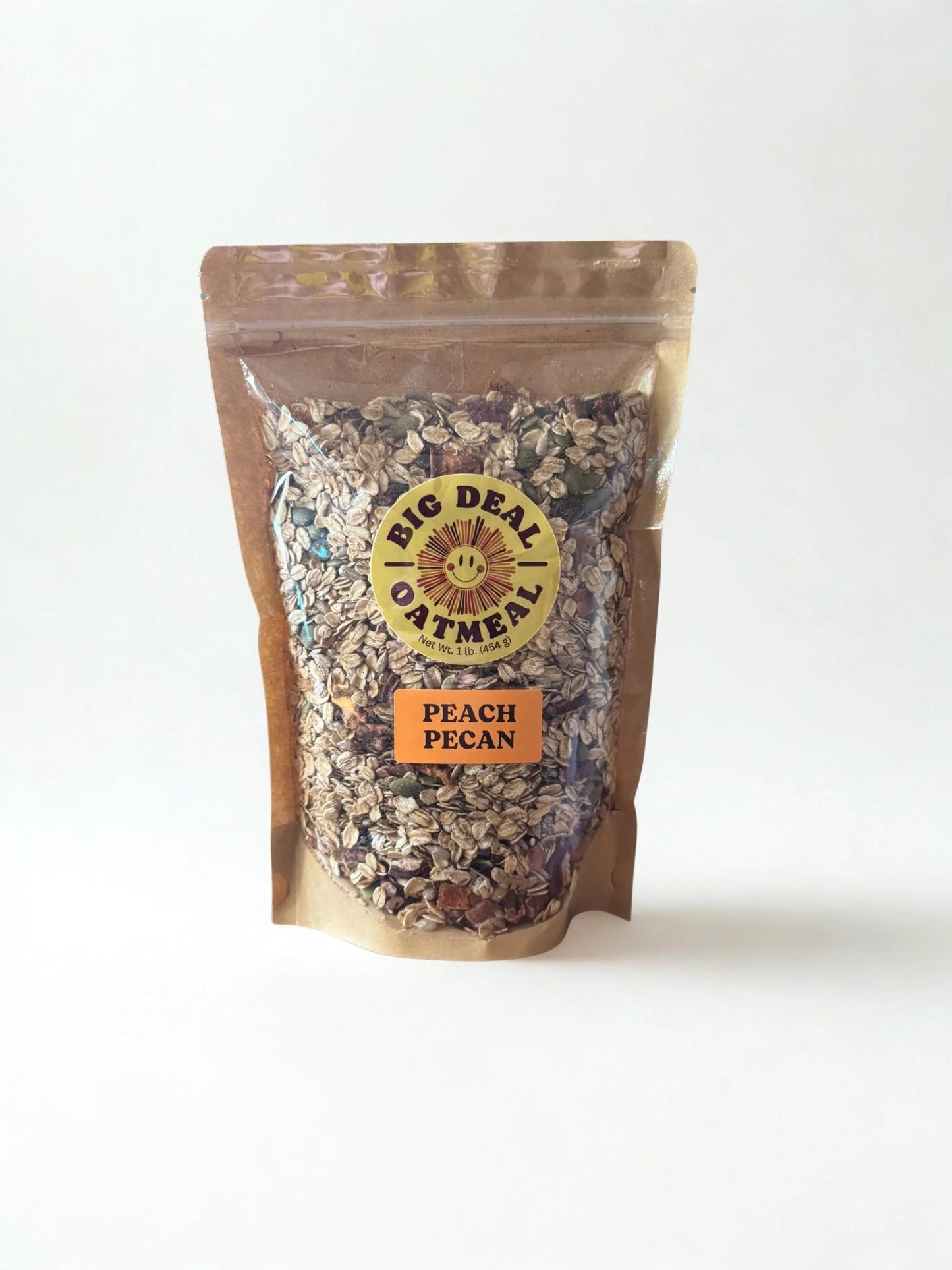 Peach Pecan - Organic Superfood Oatmeal Blend - Big Deal Oatmeal